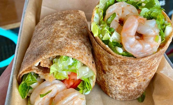 Cilantro Lime Shrimp Wrap