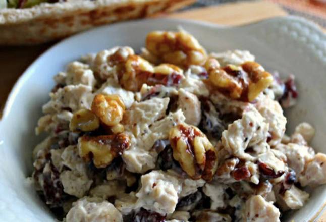 Cranberry Walnut Chicken Salad