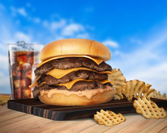 Triple Cheeseburger