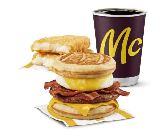 Mighty McGriddles Extra Value Meal [760.0 Cals]