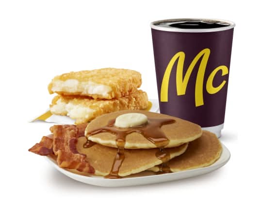 Hotcakes & Bacon Extra Value Meal [780.0 Cals]