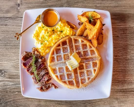 Steak & Egg Waffle