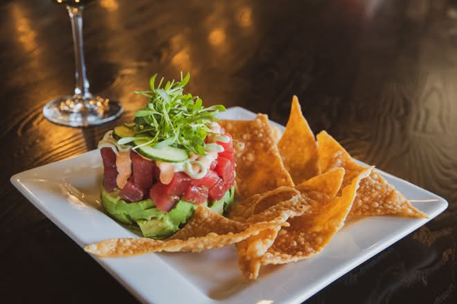 Ahi Poke Stack