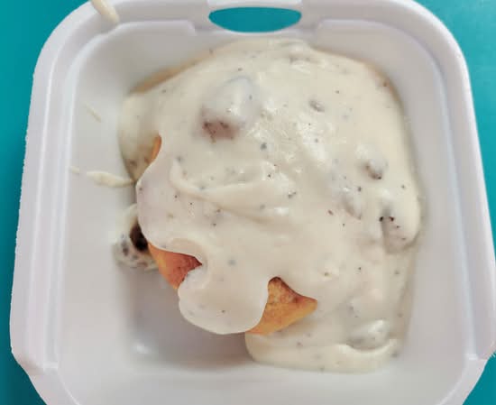 White Gravy Biscuit