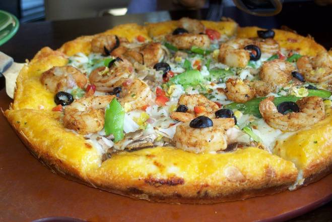 Large Shrimp Gold Pizza