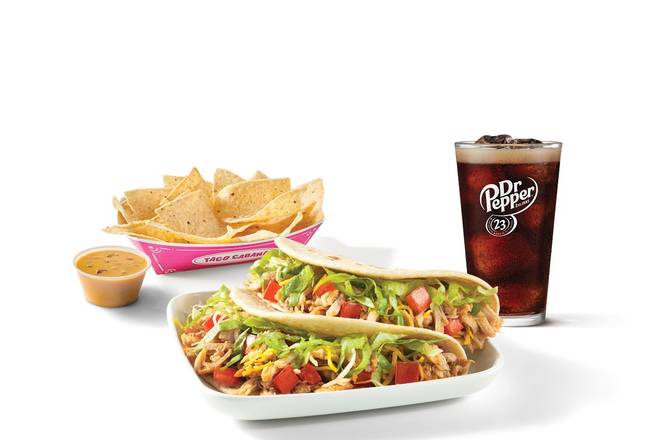 Shredded Chicken Taco Combo