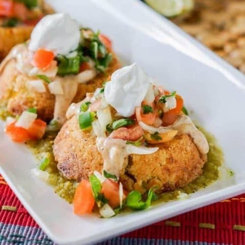Sweet Corn Tamale Cakes