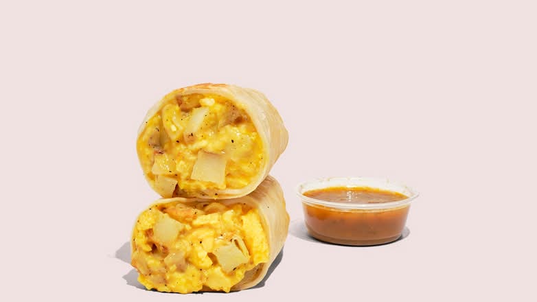 Egg and Cheese Breakfast Burrito