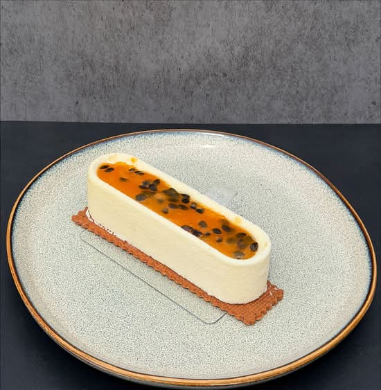 Mango & Passion Fruit Mousse Cake
