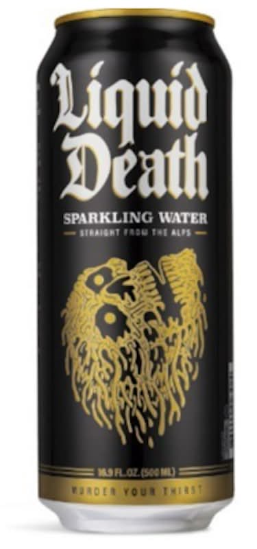 Liquid Death Sparkling Water Can