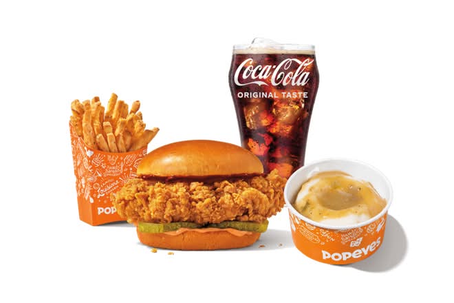 Spicy Maple Chicken Sandwich Large Combo