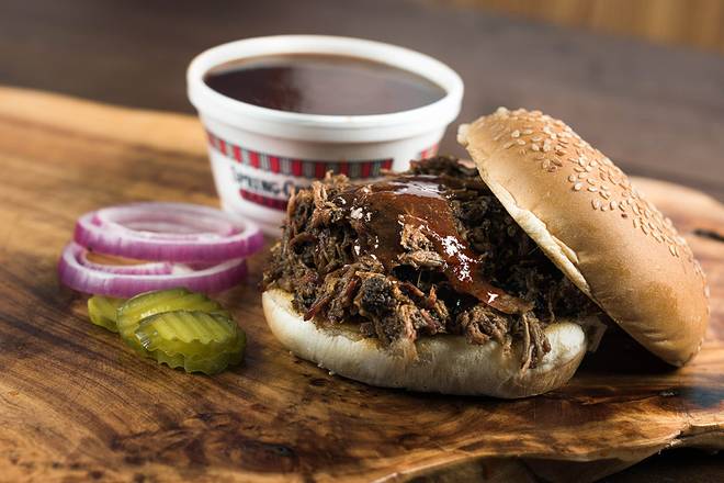Chopped Brisket Sandwich