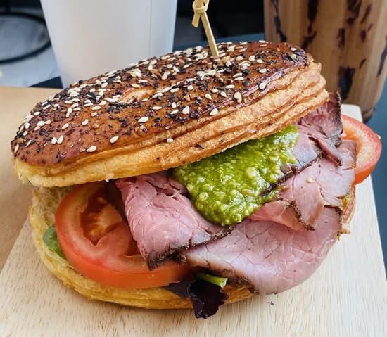 Crogel with Roast Beef