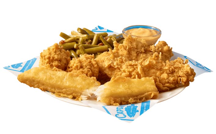 Fish & 2 Pc Chicken Meal