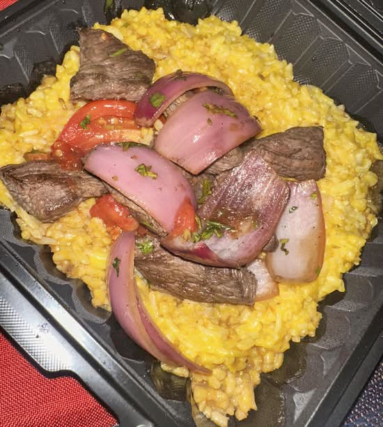 RISOTTO CON LOMO SALTADO