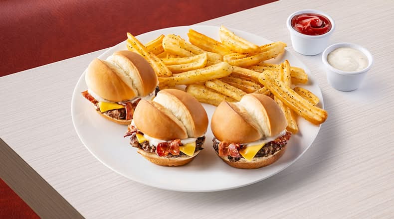New! Cheesy Bacon Ranch Sliders