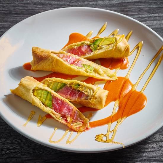 TUNA AVOCADO SPRING ROLLS