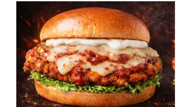 Chicken Parm on Brioche