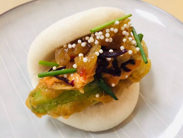 Fried Avocado Bao Bun