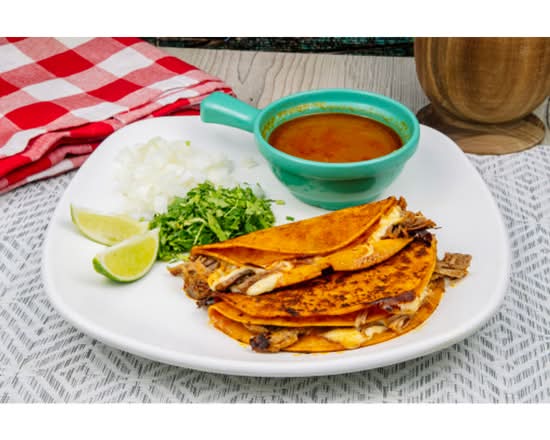 Quesa birria beef taco