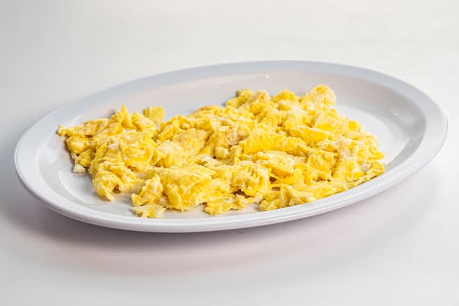 Two eggs no toast/ no salad
