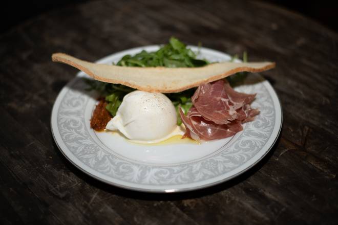 Burrata with Prosciutto