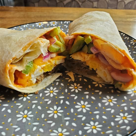 Egg & Cheese Breakfast Burrito