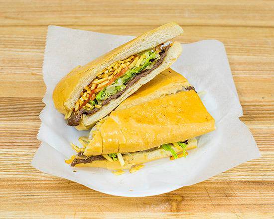 Pan con Bistec