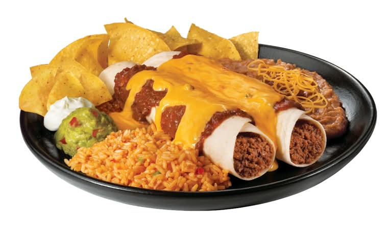 Beef Chilada Platter