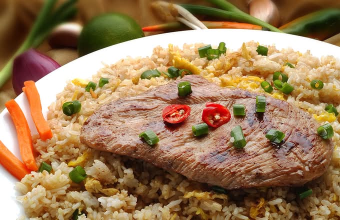 F8. Seafood Fried Rice