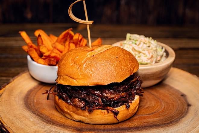 BBQ Pulled Beef Sandwich