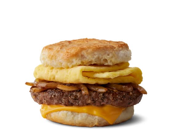 Steak Egg Cheese Biscuit
