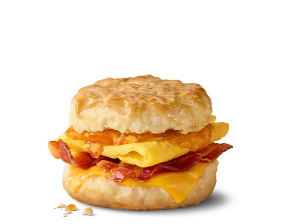 Honey Brown Butter Bacon Egg Cheese Biscuit