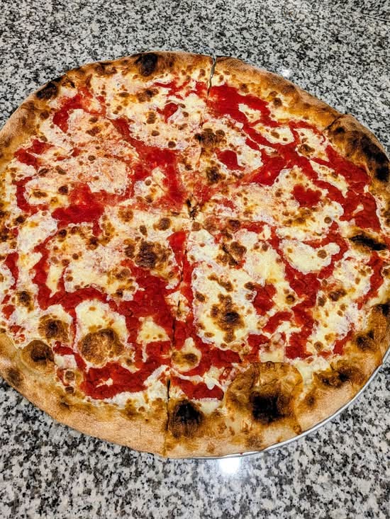 Upside Down Pie (sauce over cheese)