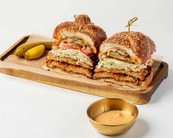 Crispy Chicken Schnitzel Sandwich