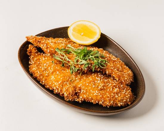 Side Crispy Chicken Schnitzel