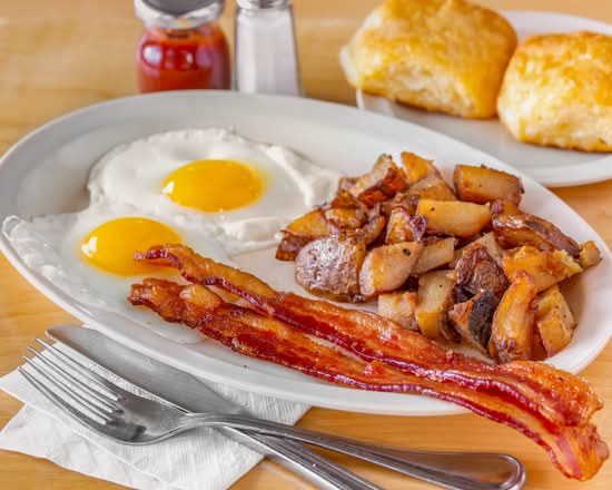 Two Eggs with Bacon