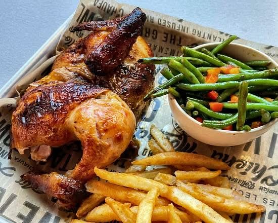 Half Chicken with 2 sides