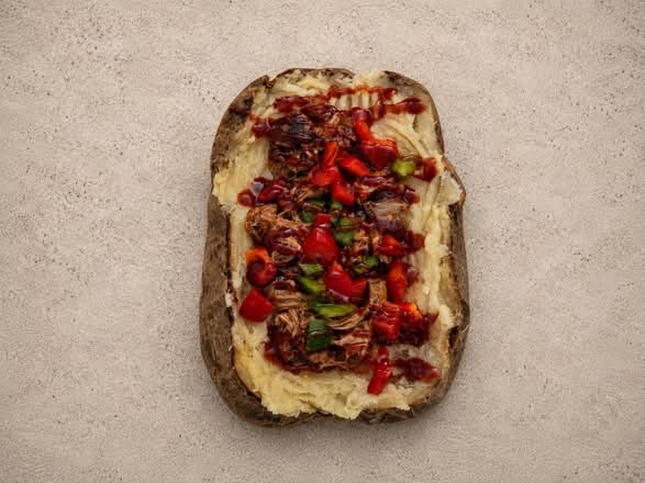 Baked Potato with Pulled BBQ Pork ( + OPTIONAL SCOOPS)