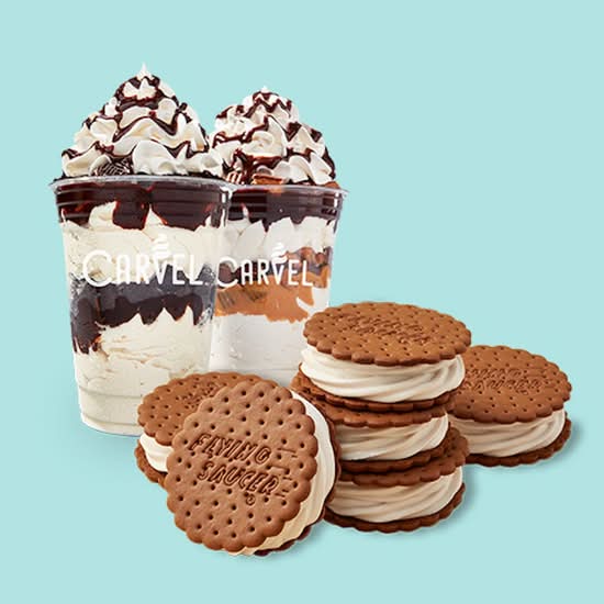 2 Sundae Dasher & 6 Pack Flying Saucers® Bundle