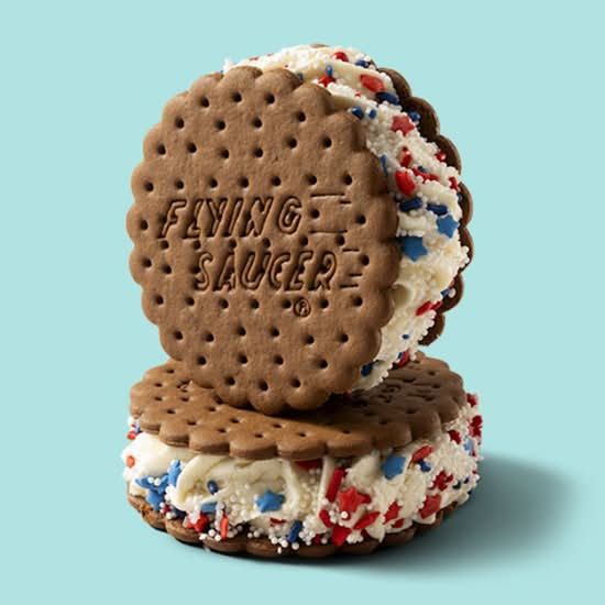Patriotic Flying Saucers