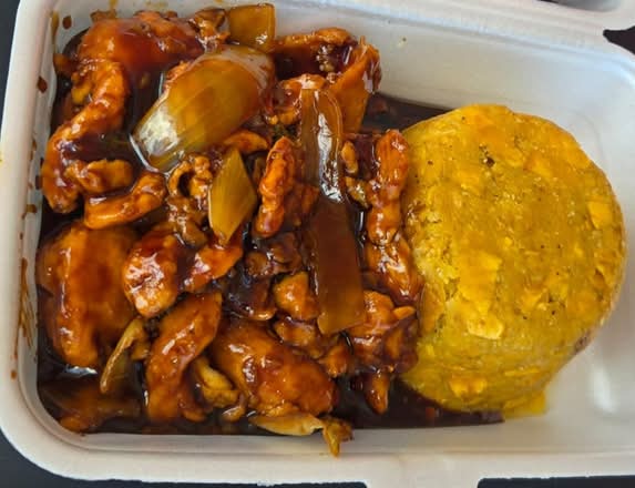 Mofongo peper pollo