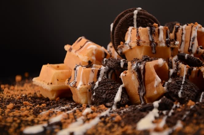 Oreo Cookie Mini Waffle