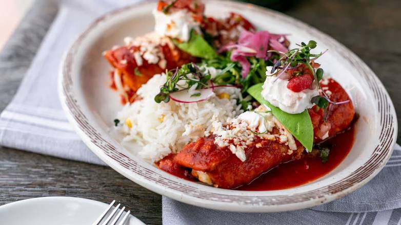 Enchiladas de Mariscos
