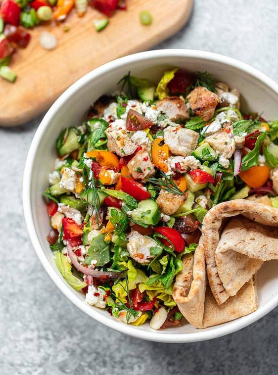 Small Homemade Chopped Salad