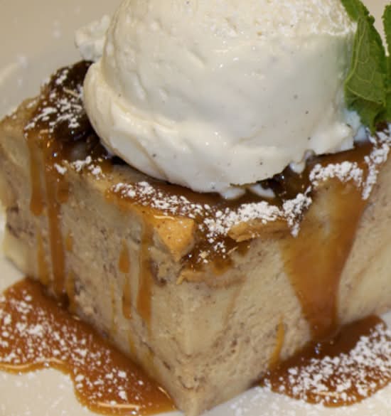 Warm Bread Pudding