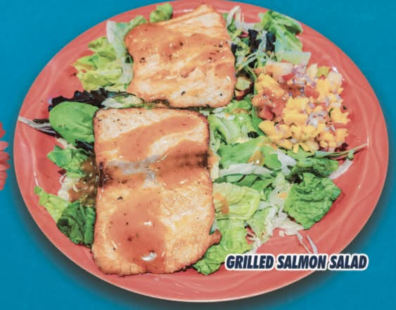 Grilled Salmon Salad