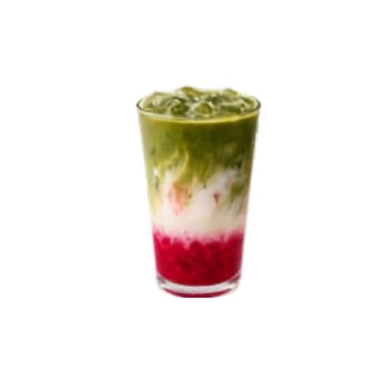 Raspberry Matcha Latte