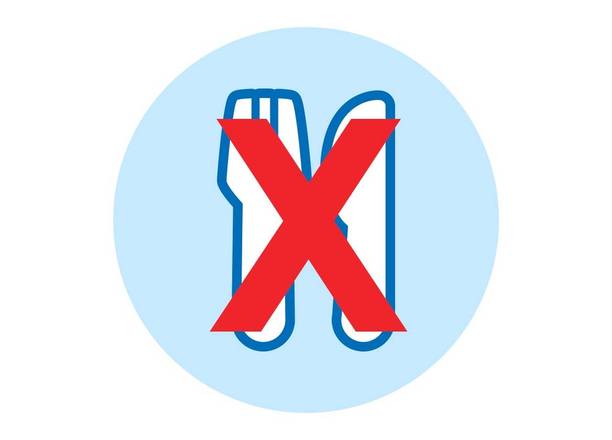 No Silverware