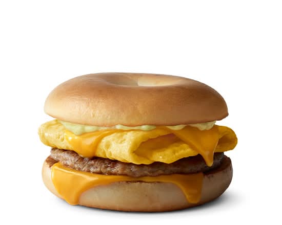 Sausage Egg Cheese Bagel